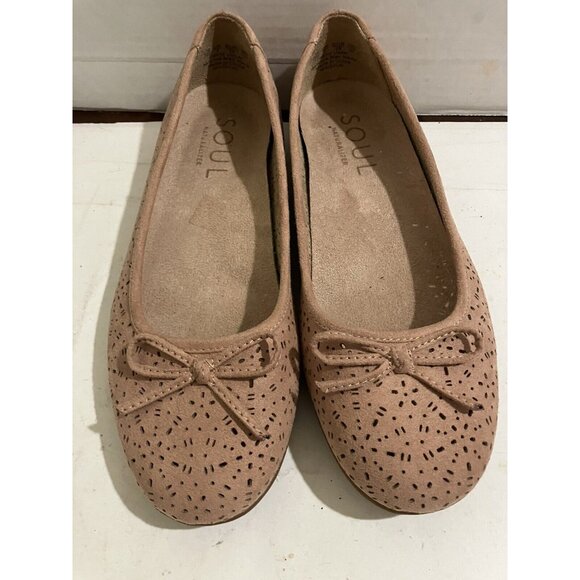 Soul Naturalizer Women's Size 7.5 W (Wide) tan Magical Slip- On Flats - Picture 2 of 8